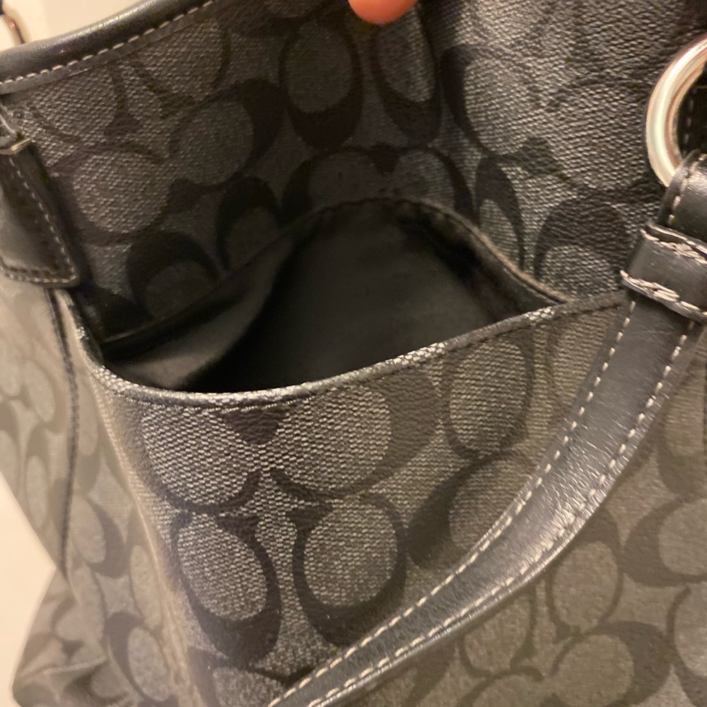 ENC Coach Peyton Signature Satchel Handbag - Picture 5 of 12